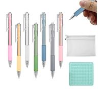 DBALL 14 Piezas Cutter Precision Artesanía Cuchillo Tallar Pluma Cortador con Tapete Corte y Caja de Almacenamiento Multifunción Herramienta de Corte para DIY Scrapbooking Art
