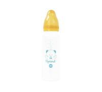 dBb Remond Biberon Regular Air 270 ml de polipropileno - Chupete NN - Anticólico de silicona - Flujo regular - 1ª edad, 0 a 4 meses - Fabricación francesa - Amarillo mostaza