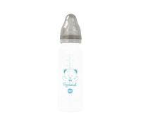 dBb Remond Biberon Regular Air 270 ml de polipropileno - Chupete NN - Anticólico de silicona - Flujo regular - 1ª edad, 0 a 4 meses - Fabricación francesa - Gris