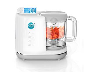 dBb Remond - Robot de cocina multifunción para bebé, 6 en 1, cocido al vapor, mezcla, hacha, esterilización, calentamiento, descongelado, limpiador automático - blanco y gris