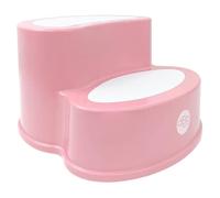 dBB Taburetes con peldaños antideslizantes Remond Hygiene rosa