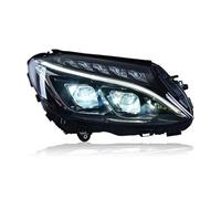 DBBPVPLFC Faro Principal Conjunto faros LED para coche W205 Clase C 2015-2018, actualización lente, lámpara señal dinámica, accesorios, luces coche Faros Delanteros