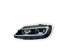 DBBPVPLFC Faro Principal Faros delanteros LED para VW Jetta MK6 2011-2018, estilo de coche, lente de proyector de señal DRL, accesorios para automóviles Faros Delanteros