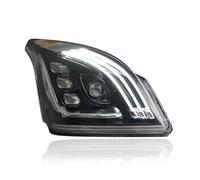 DBBPVPLFC Faro Principal Para Toyota Prado LC120, lente proyector faro LED 2003-2009, señal DRL delantera, accesorios automotrices, estilo lámpara cabeza Faros Delanteros
