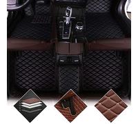 DBCFL Cobertura Coche Alfombrillas para Tesla Model 3 2019 2020 2021 2022 2023 2024 2025 (LHD), PU Cuero Antideslizantes Alfombrillas de Moqueta Protección Impermeable Interiores,C