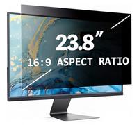 DBDDZD Filtro de Privacidad para Monitor de Ordenador de 23.8 Pulgadas 16:9, Anti Luz Azul y Antideslumbrante, Filtro de Pantalla Desmontable de Protección Visual.