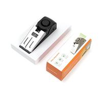 DBEIXIWEI Alarma portátil de tope de puerta con alerta de entrada de 120 dB, herramienta de seguridad para viajes, hogar, apartamento