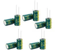 DBEIXIWEI Kit de 10 condensadores electrolíticos de aluminio 6.3-450V 4700UF de alta frecuencia baja ESR condensador electrolítico radial