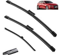 DBGZS Coche Escobilla Limpiaparabrisas para Auto Windscreen Wipers for Audi A3 / S3 8V 2012-2020 26in+16in+13in, Front Rear Wiper Arm Blade and Arm Set Windscreen Wipers-Wiper Blades Kit Replacement