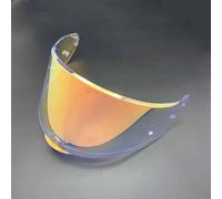 DBGZS Visera Casco de Motocicleta para LS2 FF801/FF397, Visera de Lente para Casco Protección contra Viento y Antivaho Lente de Reemplazo,Normal-E Aurora Red