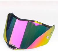 DBGZS Visera Casco de Motocicleta para LS2 FF805, Visera de Lente para Casco Protección contra Viento y Antivaho Lente de Reemplazo,Normal-E Rose Red