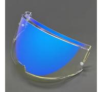 DBGZS Visera Casco de Motocicleta para LS2 FF906 ADVANT, Visera de Lente para Casco Protección contra Viento y Antivaho Lente de Reemplazo,Normal-D Aurora Blue