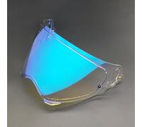 DBGZS Visera Casco de Motocicleta para LS2 Tour-Cross 5, Visera de Lente para Casco Protección contra Viento y Antivaho Lente de Reemplazo,Normal-D Aurora Blue