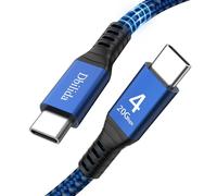 Dbilida Cable Thunderbolt 4 de 100 W, 5 m, 20 Gbps, USB 4 4 K @ 60 Hz, PD 3.0, compatible con Thunderbolt 3, USB C para iPhone 17, hub, dock, MacBook, SSD, eGPU, Surface Pro, Mac mini M4 / M4 Pro