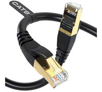 DbillionDa Cable Ethernet Cat8 blindado, impermeable, resistente a los rayos UV y directamente enterrado, para uso en interiores y exteriores, (2000 MHz)