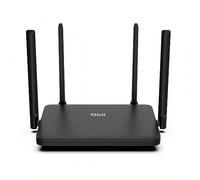 DBIT AX1800 WiFi 6 Router Dual Band Wireless Internet Router, velocidad inalámbrica (hasta 1.8 Gbps) con 4 puertos Gigabit Ethernet, MU-MIMO, OFDMA, WPA3, IPV6, EasyMesh, WiFi de invitados, controles
