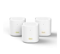 DBIT AX3000 WiFi 6 Mesh - Sistema Wi-Fi de malla | Cobertura de 6,500 pies cuadrados y 150 dispositivos | Doble banda, roaming sin costuras, controles parentales | Sustituye al enrutador inalámbrico y