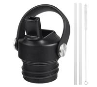 DBIW Straw Lid Compatible with Hydroflask Lids with Straw 24 oz Standard Mouth Fits Hydro Flask Narrow Mouth 21 oz Water Bottles Replacem