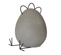 DBKD Adorno de pascua Heavy Hen hormigón grande