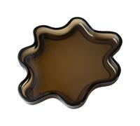 DBKD Bandeja decorativa Filter Brown. Ø22×2 cm