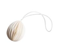 DBKD Colgante de Pascua Ovoid papel small 4 cm White