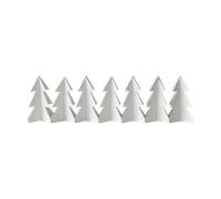 DBKD Decoración Tree in a row 60 cm Blanco