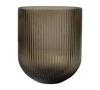 DBKD Jarrón de vidrio Simple Stripe brown Large