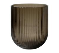 DBKD Jarrón de vidrio Simple Stripe brown Medium