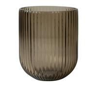 DBKD Jarrón de vidrio Simple Stripe brown Small