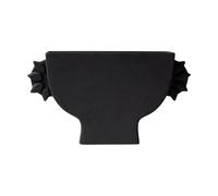 DBKD Jarrón plano 16 cm Negro