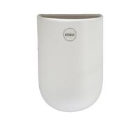 DBKD Maceta colgante de pared Cut blanco medium