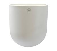 DBKD Maceta colgante de pared Cut blanco x-large