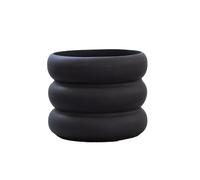 DBKD Maceta Mud negro pequeña. Ø 10 cm