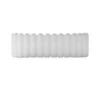 DBKD Macetero ovalado Mist pequeño 35 cm White