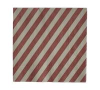 DBKD Servilleta de papel Stripe 33x33 cm set de 20 Dark red