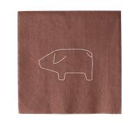 DBKD Servilleta de papel Swedish pig 33x33 cm paquete de 20 unidades Rojo
