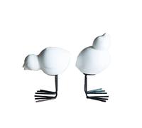 DBKD Set de 2 adornos de Pascua Swedish Birds DBKD White