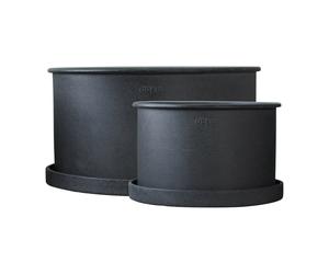 DBKD Set de 2 macetas Plant bowl Black