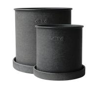 DBKD Set de 2 macetas Plant pot small Black
