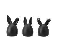 DBKD Set de 3 conejos de pascua Triplets Cast iron