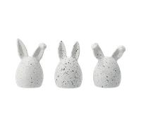 DBKD Set de 3 conejos de pascua Triplets White dot