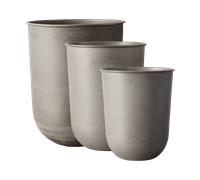 DBKD Set de 3 macetas Out Beige