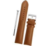 DBLACK Correa de reloj de cuero premium ''ZEUS'' Correa de reloj totalmente cosida con acabado mate // Para correa de reloj de 18 mm, 20 mm, 22 mm o 24 mm (elija su tamaño y color), 24mm, Cuero