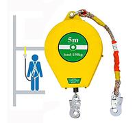 DBMGB Dispositivos Auto-retráctiles Anticaídas, Línea de Vida Retráctil con Gancho Autoblocante, Cordón de Seguridad Anticaídas para Operaciones a Gran Altitud, Carga: 150kg