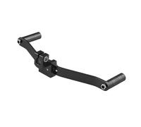 DBMKUETRT Cambio Cambiador Moto Reposapiés traseros aluminio para motocicleta, pedal doble cabezal, palanca cambios para ATV, Dirt Bike