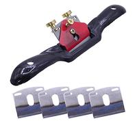 DBOO Radios ajustables de 10 pulgadas, 6 piezas, plano de afeitado de radios ajustables con base plana, hoja de metal, herramienta manual de trabajo de madera para manualidades de madera, tallador de