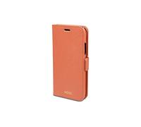 Dbramante1928 - Funda de Piel para Apple iPhone XR [Modelo: New York I Saffiano de Piel I 2 in1 Función I Tarjetero I Rusty Rose] - nyxer uro5174