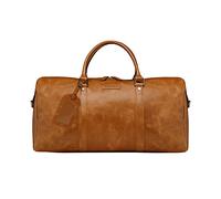 dbramante1928 - Kastrup Weekender bolso de viaje de piel para hombre y mujer. Bolso con asas de piel texturizada y bandolera - Piel auténtica plena flor - Diseño danés