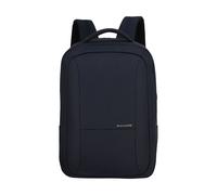 DBRAMANTE1928 Mochila para portátil de 16» Colección Nyborg en piel, Azul marino