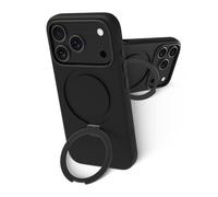 Funda para móvil Dbramante1928 Roskilde MS Kick ICON Cover Negro con soporte para iPhone 17 Pro